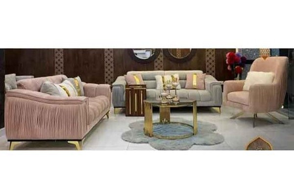 طقم أنتريه خشب زان- 3قطع - QAM63