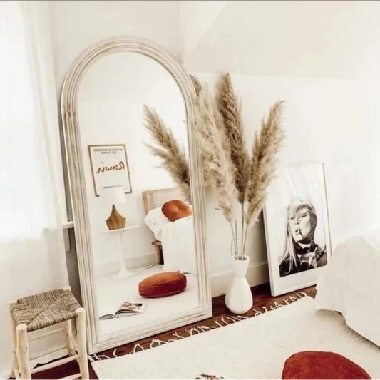 مرايا استاند خشب طبيعى 75×175سم - DOR236