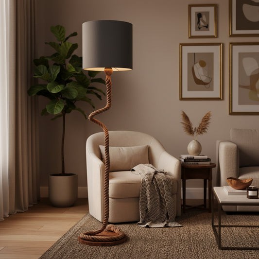أباجورة أرضية - 140×30سم - ULC116