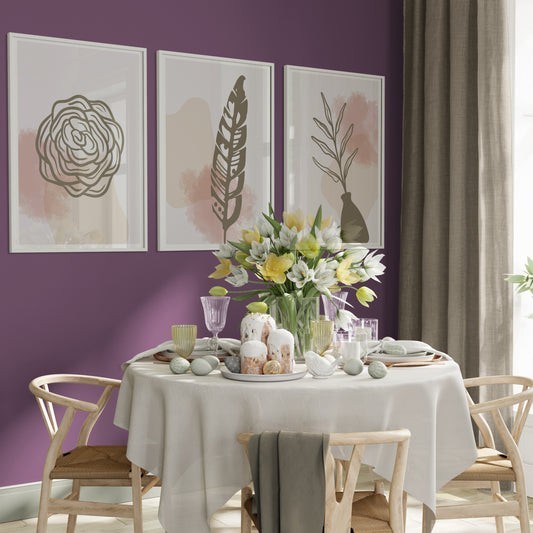 طقم تابلوهات- 3 قطع -40×60سم - PIC205