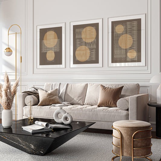 طقم تابلوهات- 3 قطع -40×60سم - PIC197