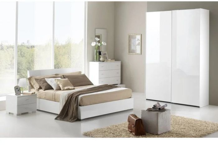 Bedroom 4 pieces, white- URL 19
