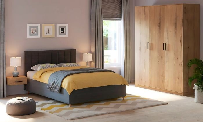 Bedroom 3 pieces, wooden - URL 94