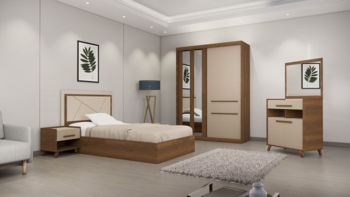 VINICIA Bedroom 3 pieces, VINICIA- 1BED-- TBR003 ( WRS 120 )