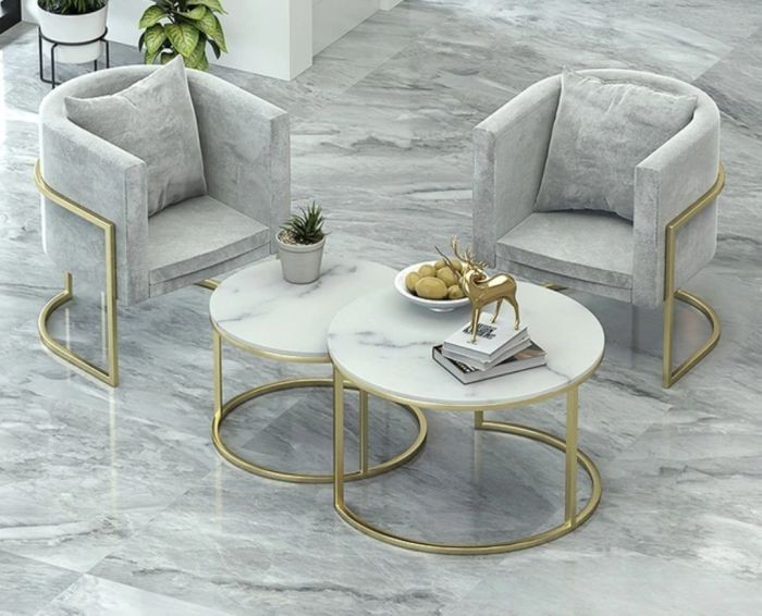 Outdoor set, 4pieces, golden - S143