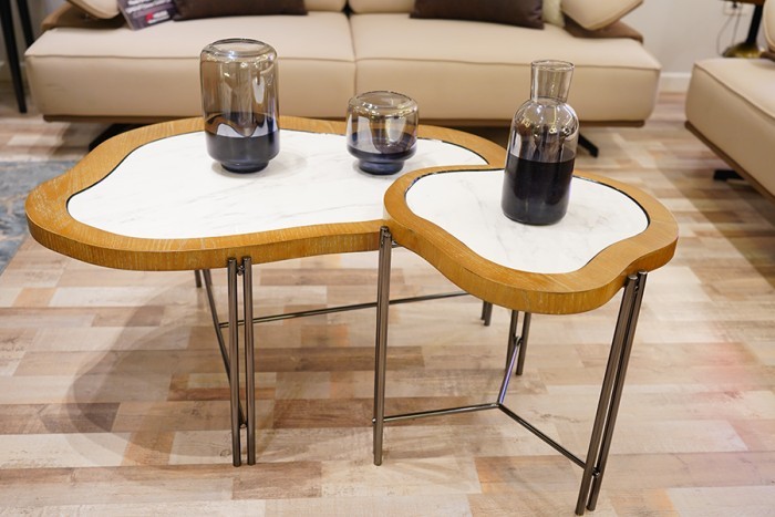 Arrow coffee table set, two pieces, art-200