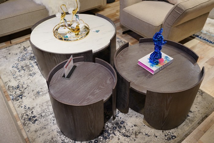Biza coffee table set, three pieces, art-195