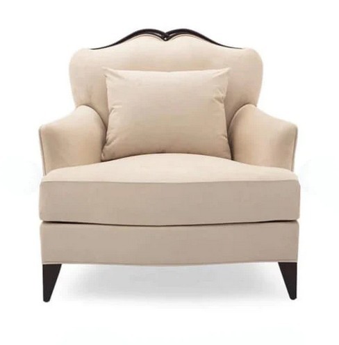 Modern Chair, Beech wood, Beige - BF126