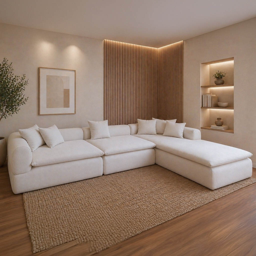 ركنة أوف وايت مودرن بخامة عملية– SZ1112