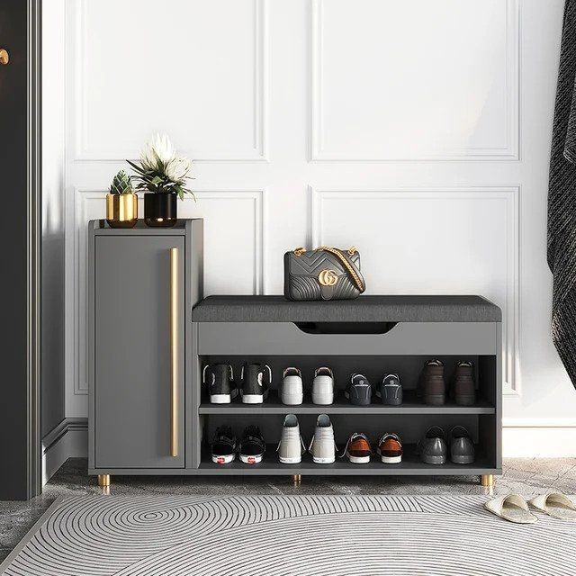 Shoe Rack, Gray - SR01011