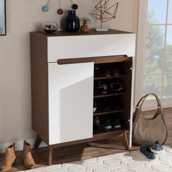 Shoe Rack, Brown*White - Ft012