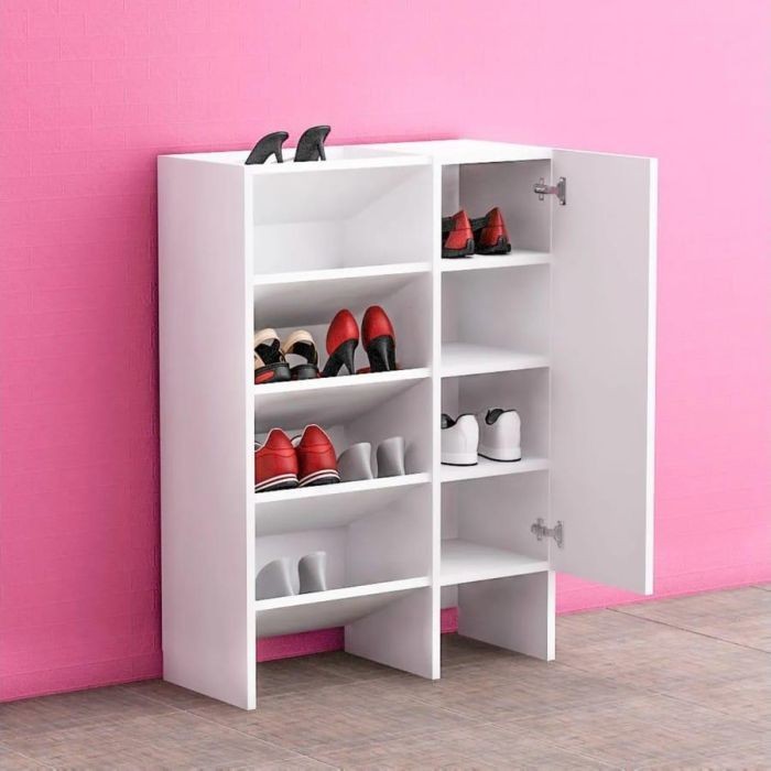 Shoe Rack, White - EGASH12