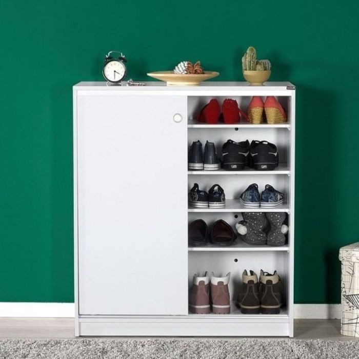 Shoe Rack, White - BRT57