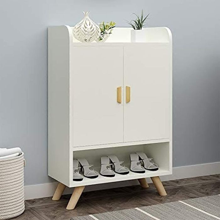 Shoe Rack, Beige*White - A083