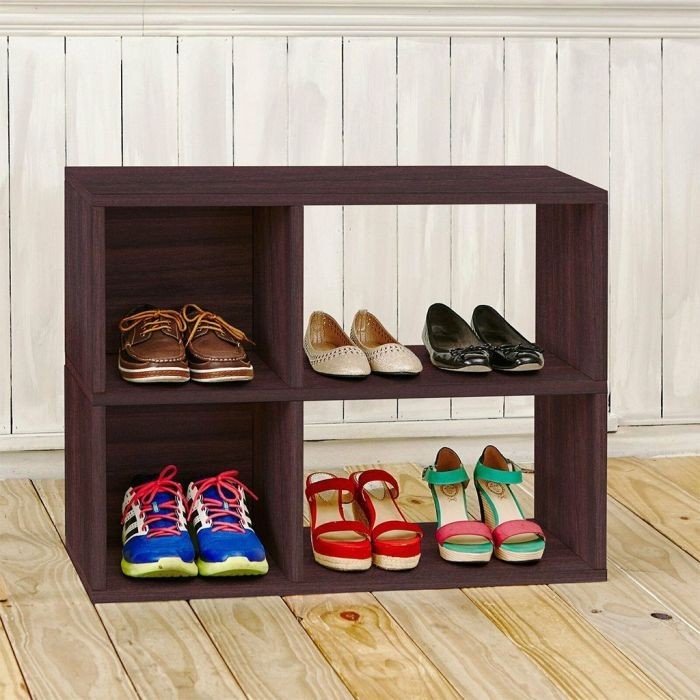 Shoe rack, Brown - A004