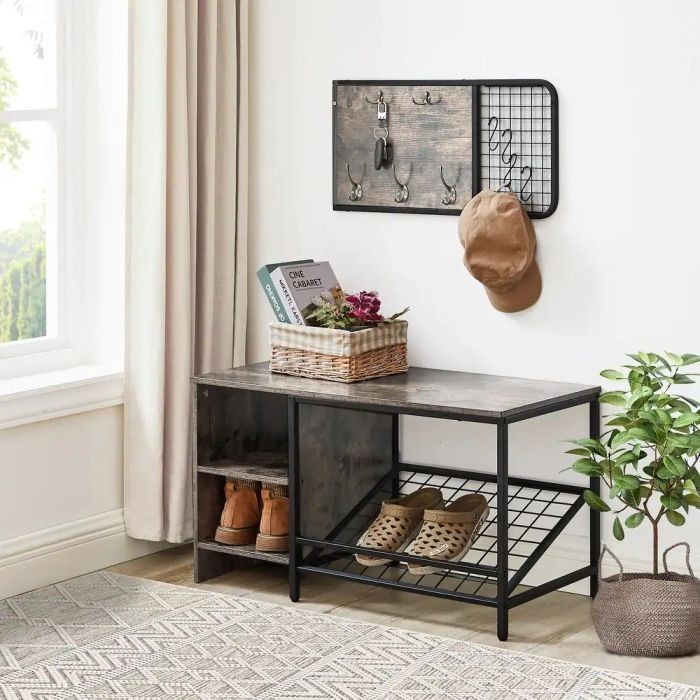 Shoe rack, Black*Gray - S122