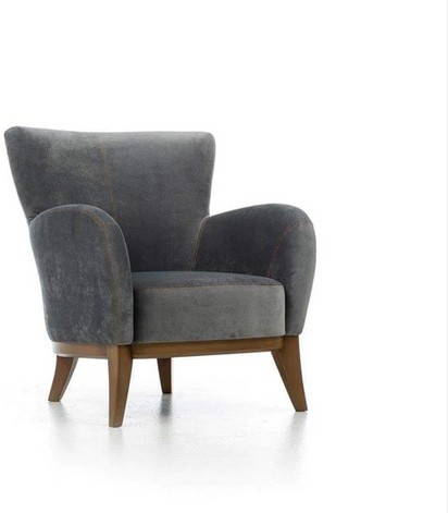 Modern Chair, Beech wood, Gray - BF128