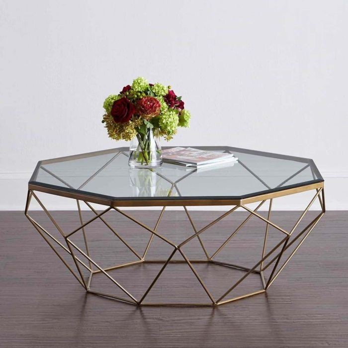 Coffee table, Gold - st47