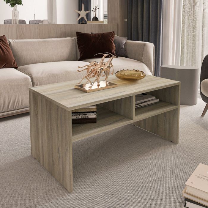 Coffee Table, Gray/White - TART-T28