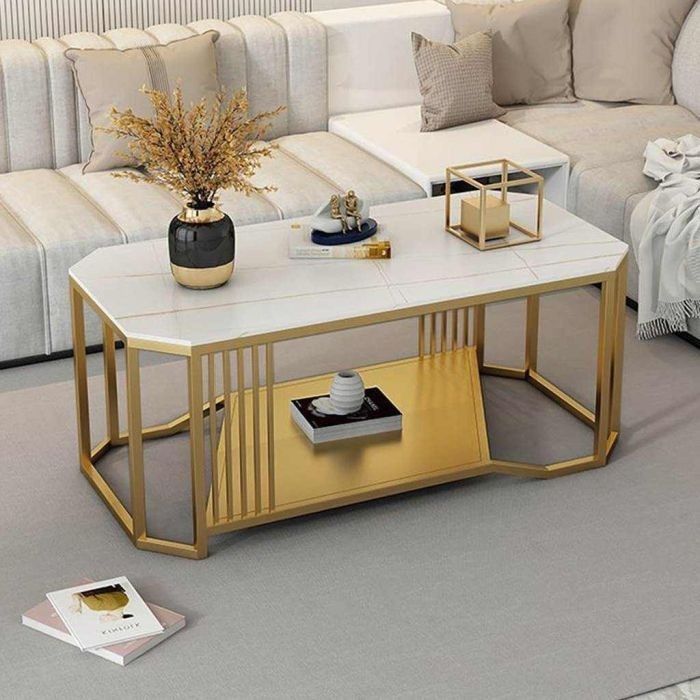 Coffee table, Golden - st292