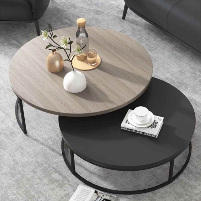 Coffee table set, Black - HIN.210