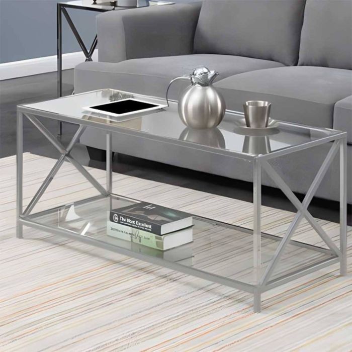 Coffee table, Silver - st284