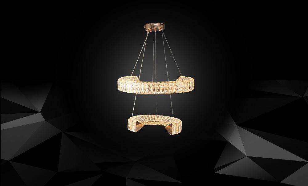 LM - 9960/400+600-C - CRYSTAL LED معلقة