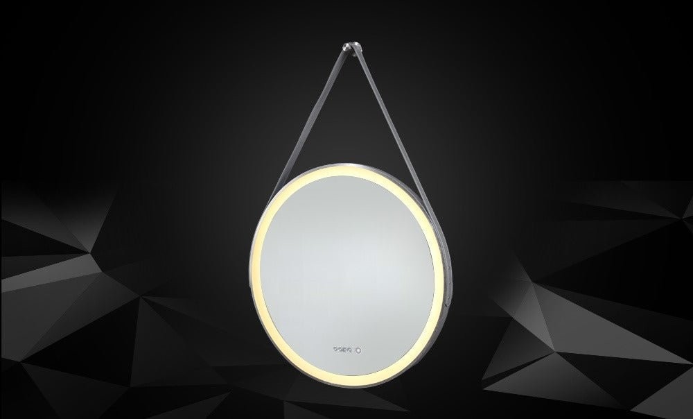 مراية ليد  DigitaL 003 /600 SILVER مدور حبل