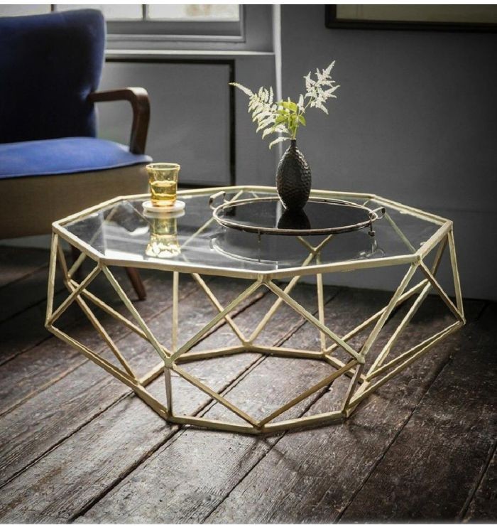 Coffee table, Gold - RT1049