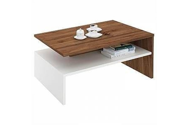 Coffee Table, White*Brown - BRT68