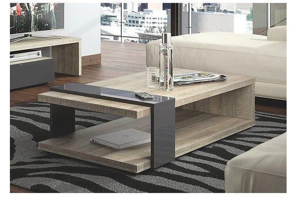 Coffee Table, Black *Beige - BRT69