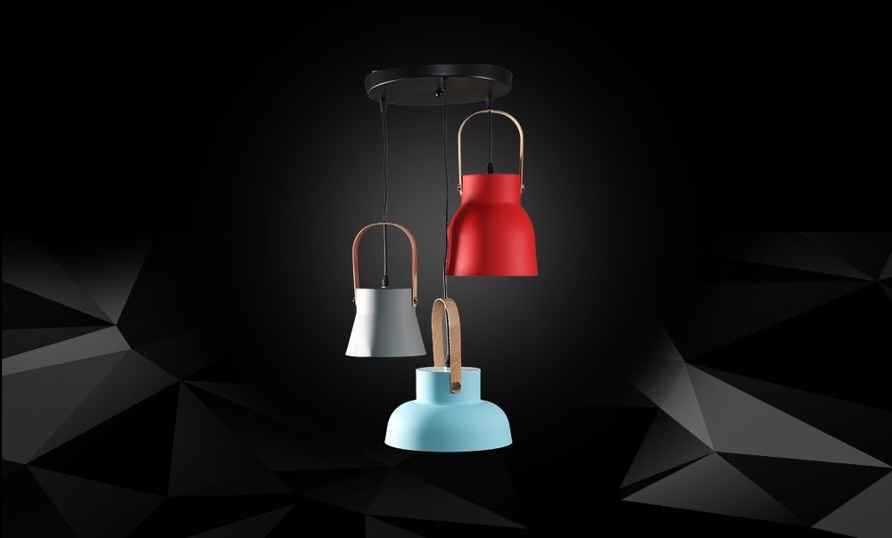 معلقة معدن LM2038/3 - bule/red/gray