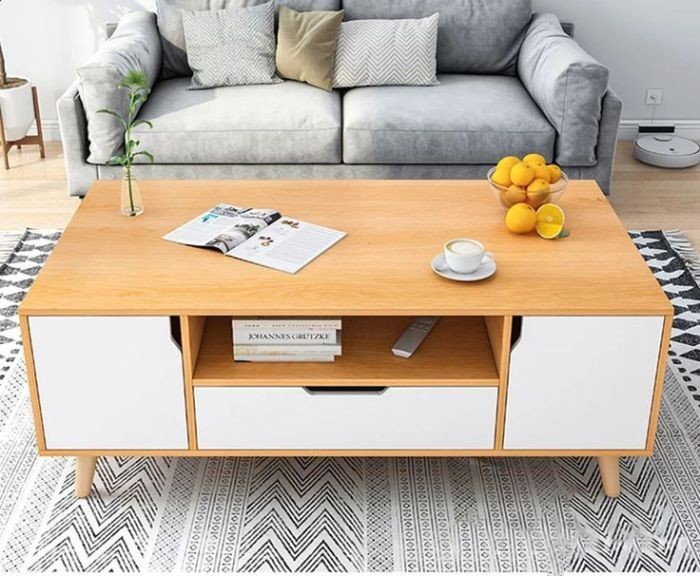 Coffee Table, Beige*White - lt030