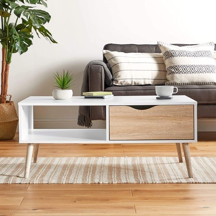 Coffee Table, Beige*White - CP811