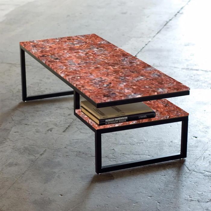 Coffee table, Black*Red - EM17