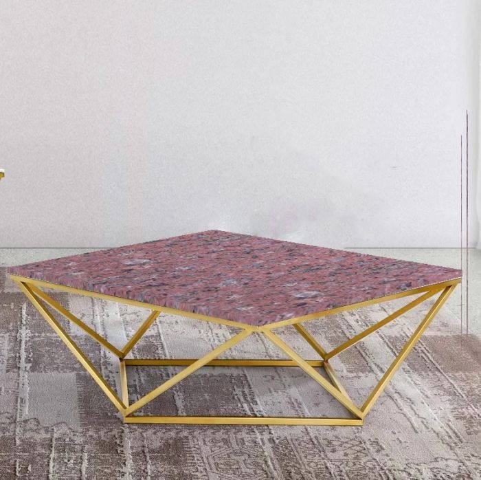 Coffee table, Gold*Red - EM8