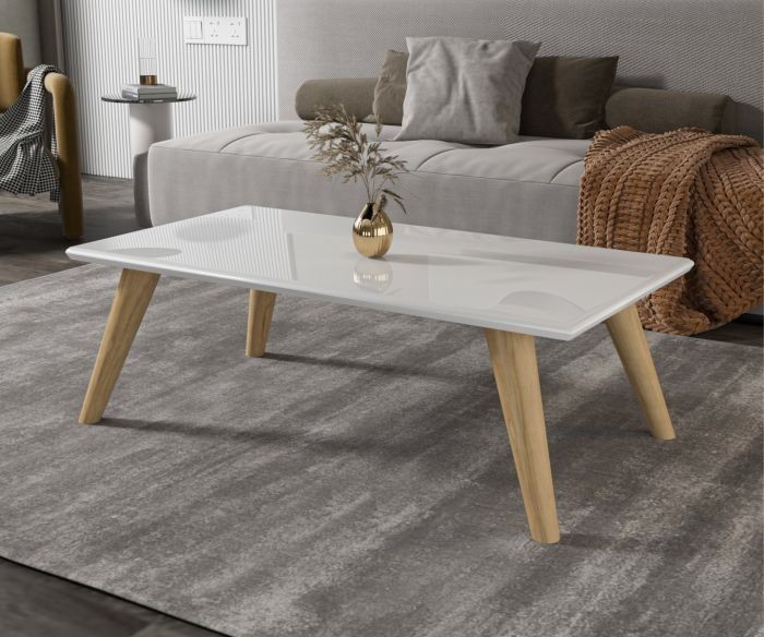 Coffee Table, White*Beige - APP12