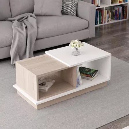 Coffee Table, Beige*White - A081