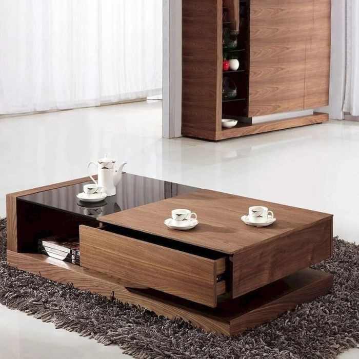 Coffee table, brown - STV 02