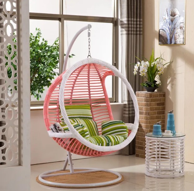 Swing Chair, Pink*White - SH-126