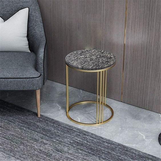 Side table, Gold - EM57