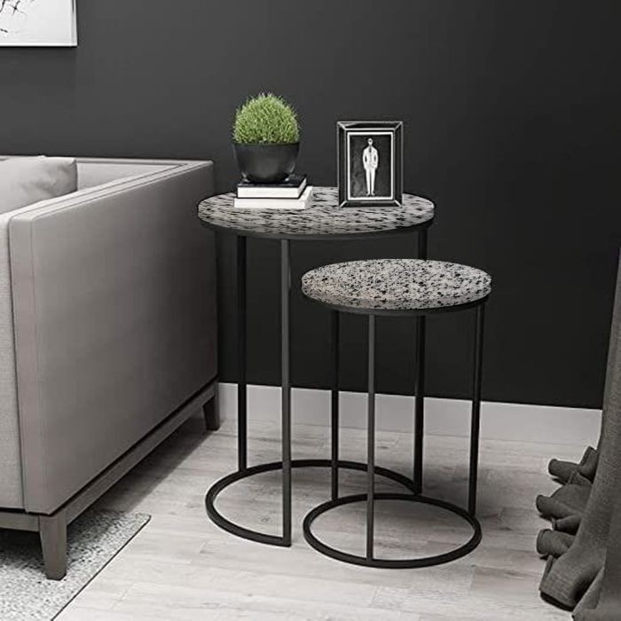 Side table set, Black - EM47