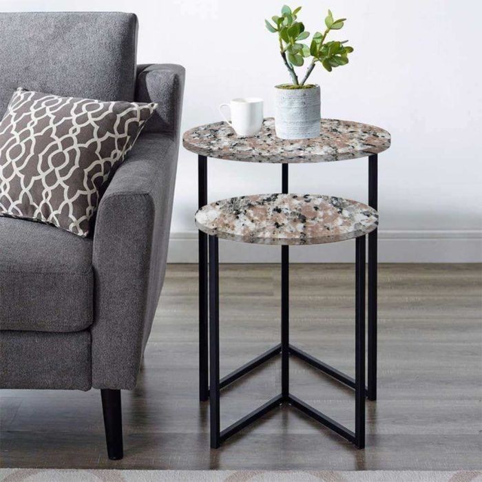 Side Table Set, Black - EM45