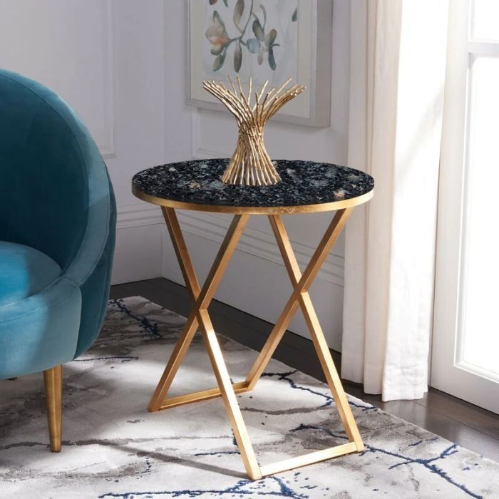 Side table, Gold*Black - EM29