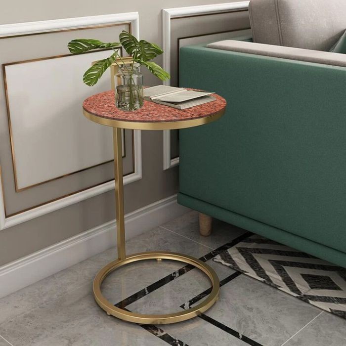 Side table, Gold*Red - EM9