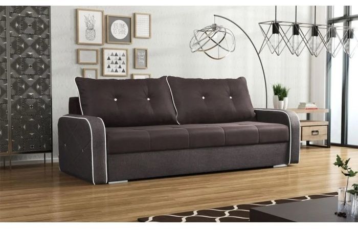 Sofa 200 cm, brown - DVR 14