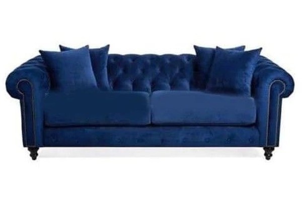 Sofa soft foam, Beech wood, blue - BF15