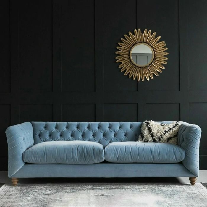 Sofa soft foam, Beech wood, gray - BF14