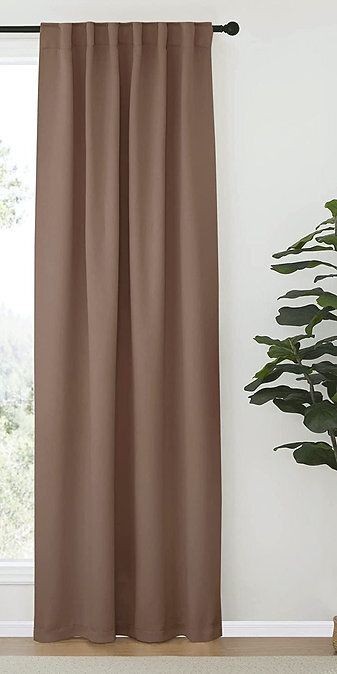 Blackout curtain, Brown, 132*214cm - cat-78