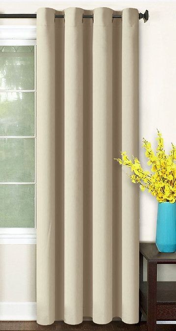 Blackout curtain, Beige, 132*214cm - cat-65